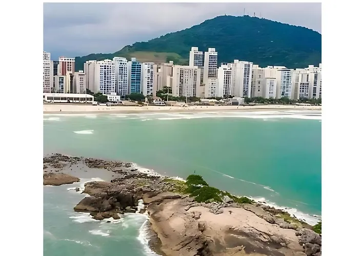 Apto salão de jogos com Suite 2 vagas na garagem Guarujá